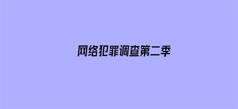 网络犯罪调查第二季